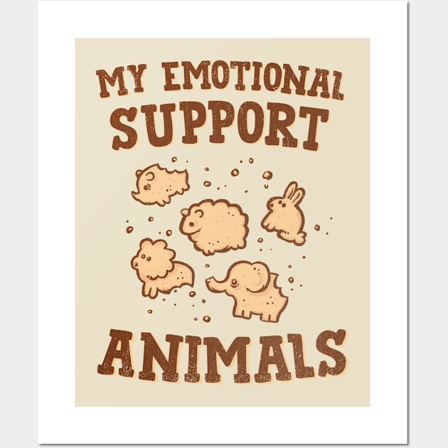 Tasty Emotional Support Wall Art by kg07_shirts